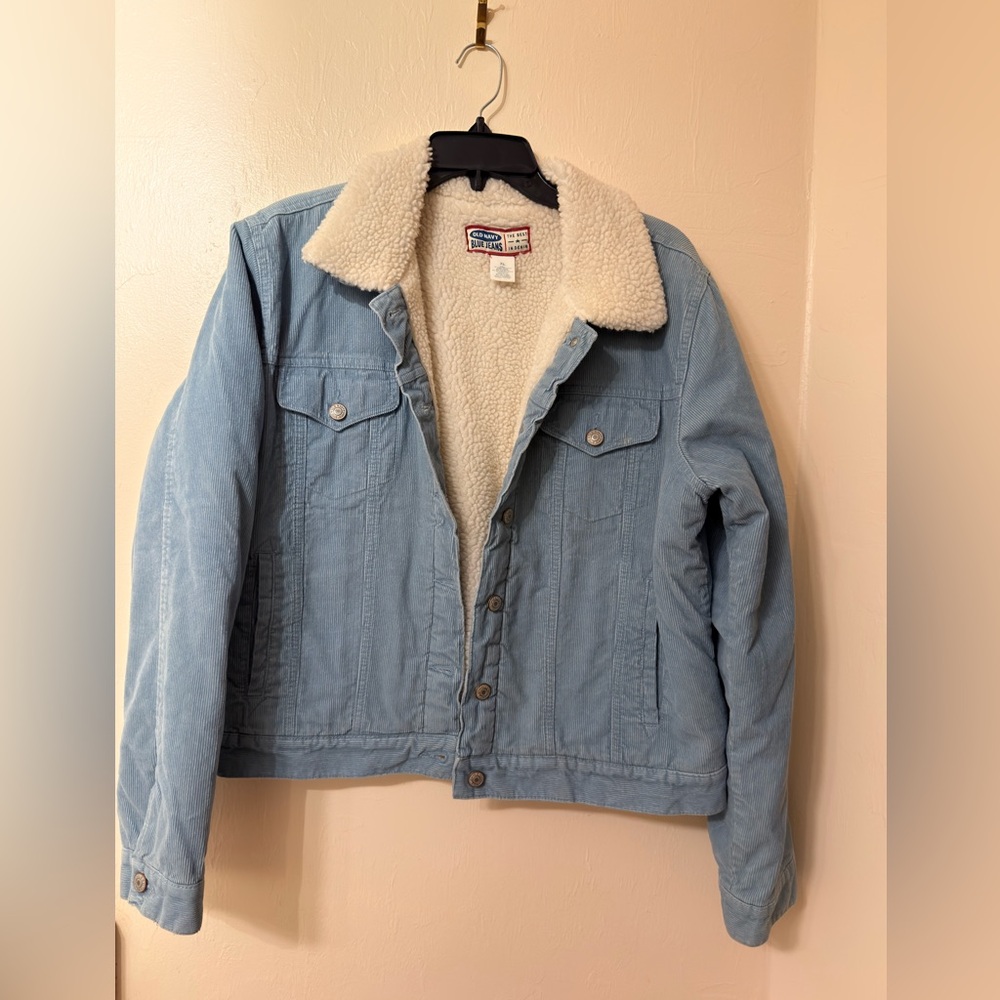 Old Navy Light Blue Sherpa Jacket
